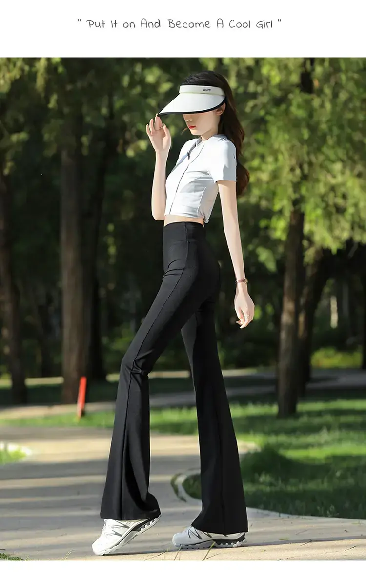 Black Flared Pants for Women 2025 Spring Autumn — feature 13