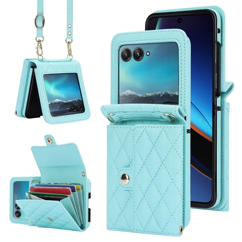 Foldable Leather Phone Case for Moto Razr 60 - Image 6