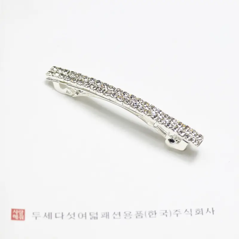 European American Hair Accessories Rhinestone Bow Clips Wholesale - Image 4