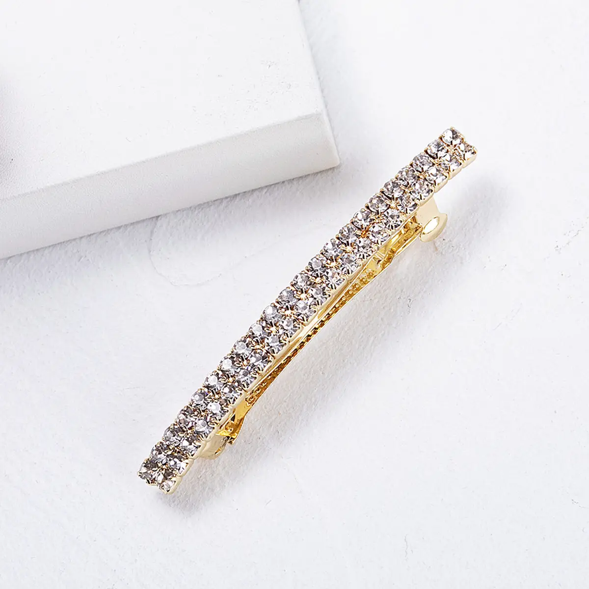 European American Hair Accessories Rhinestone Bow Clips Wholesale - Image 2