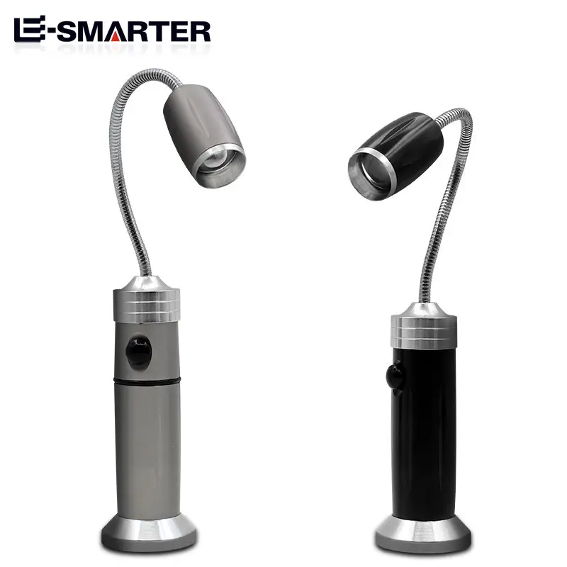Rechargeable Magnet Rotating Flashlight with Zoom & Magnet - Image 5