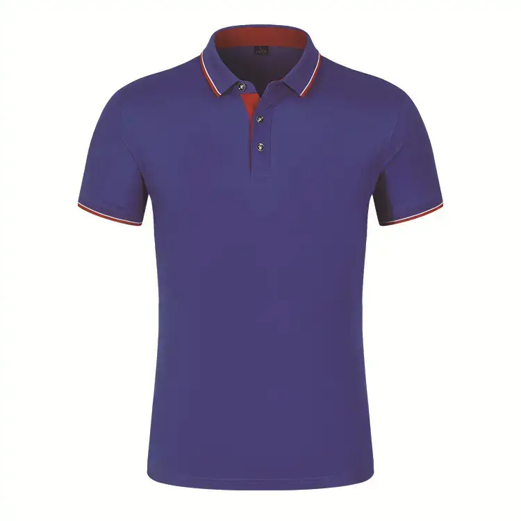 USPIN Navy Polo Shirt Short Sleeve Business Casual - Image 12
