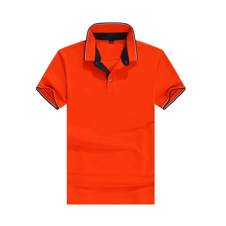 USPIN Navy Polo Shirt Short Sleeve Business Casual - Image 3
