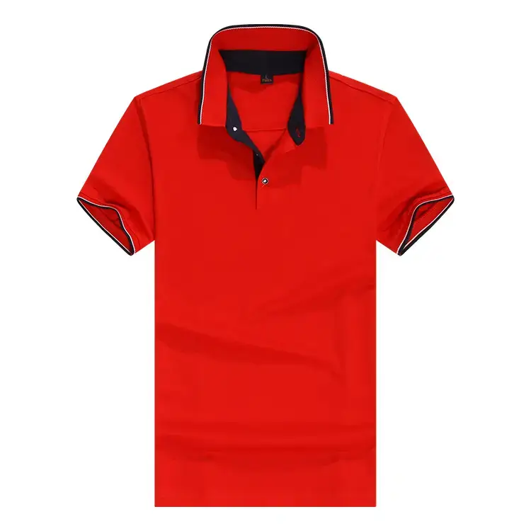 USPIN Navy Polo Shirt Short Sleeve Business Casual - Image 4