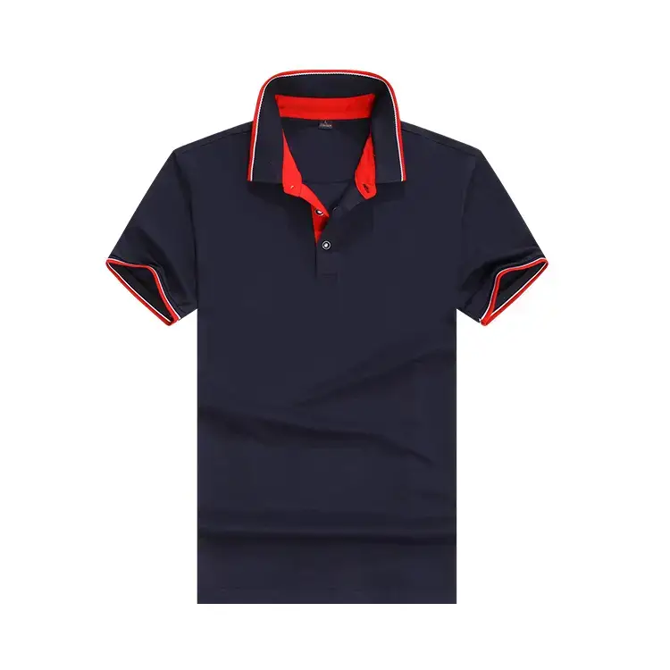 USPIN Navy Polo Shirt Short Sleeve Business Casual - Image 6