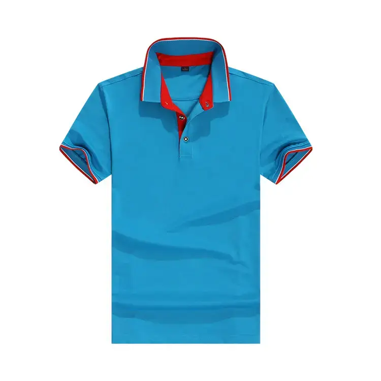 USPIN Navy Polo Shirt Short Sleeve Business Casual - Image 7