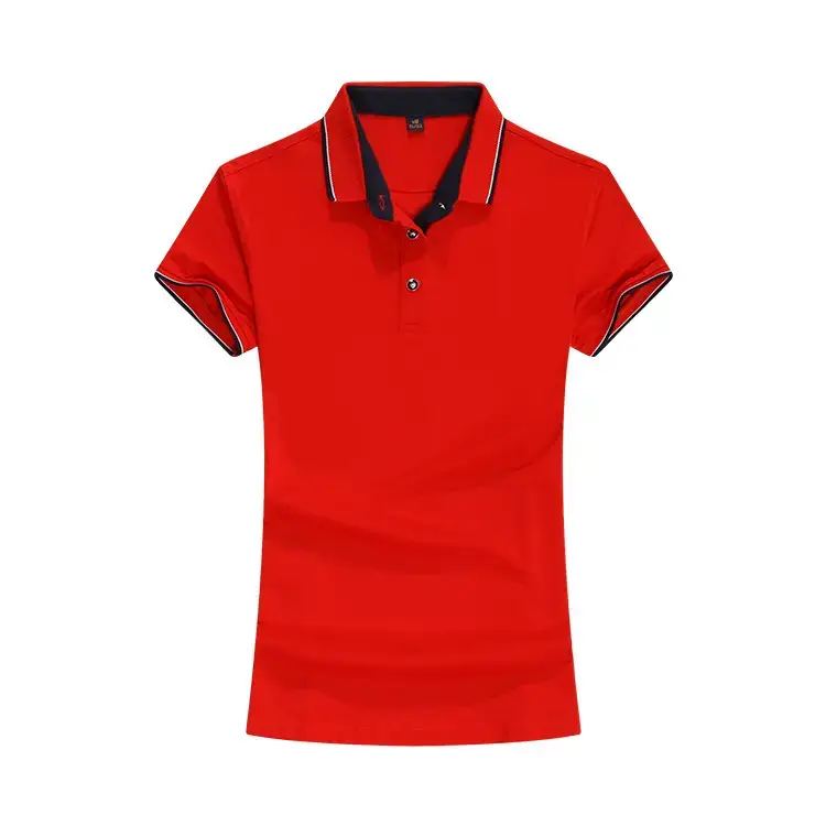 Men Yellow Cotton Polo Shirt with Black Trim - Image 3