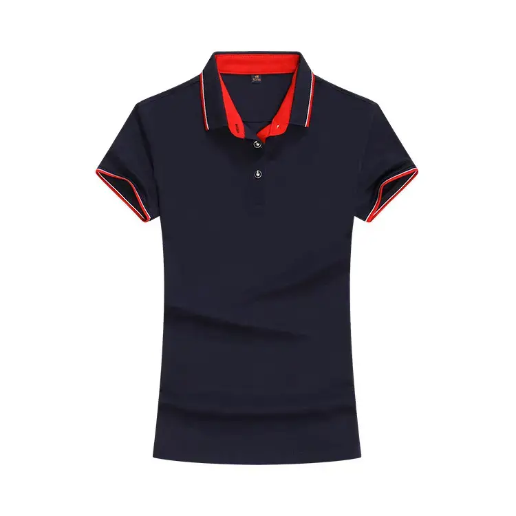 Men Yellow Cotton Polo Shirt with Black Trim - Image 7