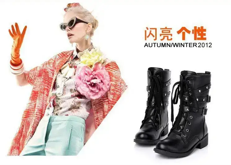 Short Boots Women's Single Boots British Style Shoes 2024 New Spring Autumn Summer Thin Thick-Soled Motorcycle Boots Ins Trbottom — feature 3