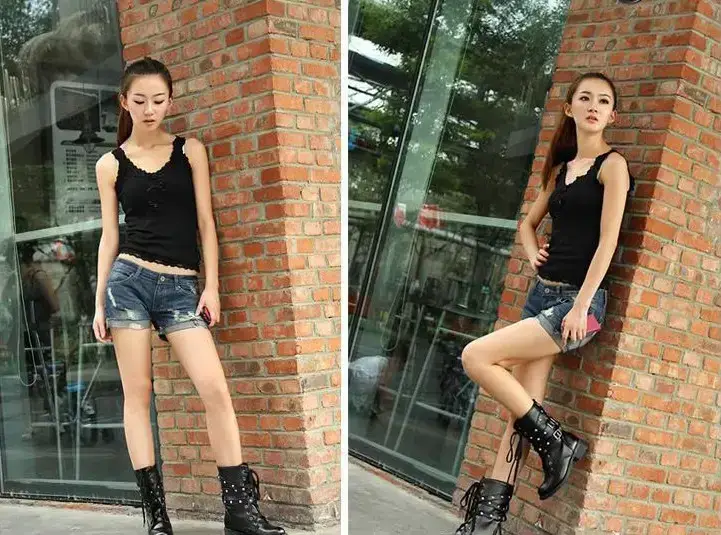 Short Boots Women's Single Boots British Style Shoes 2024 New Spring Autumn Summer Thin Thick-Soled Motorcycle Boots Ins Trbottom — feature 4