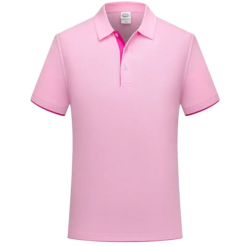 Men Navy Polo Shirt with Yellow Embroidery - Image 4