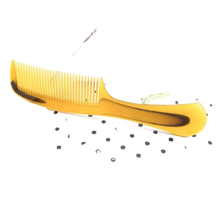 Foldable Hair Comb with Anti-Wear Handle Yellow - Image 5
