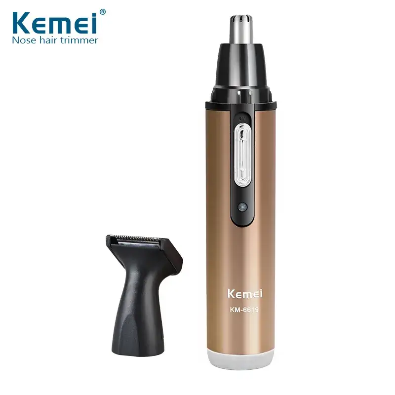 Kemei Electric Nose Hair Trimmer 2-in-1 Rechargeable