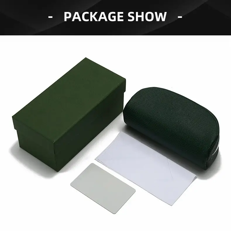 Crocodile Sunglasses Box Green Light Luxury Packaging - Image 5