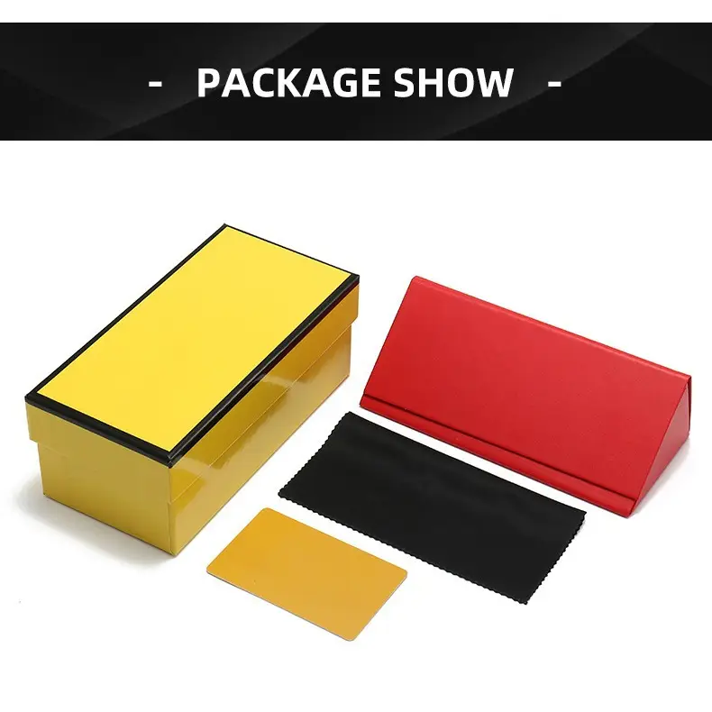 Fenjia Premium Sunglasses Box Yellow Red Black - Image 5