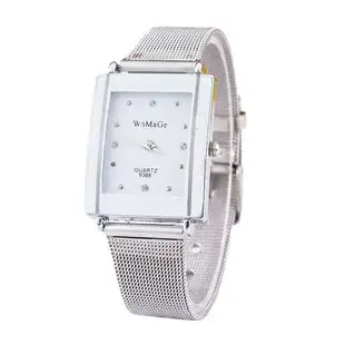 Women Silver Alloy Bracelet Watch Compact Dial — feature 1