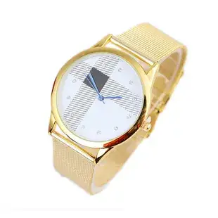 Women Silver Alloy Bracelet Watch Compact Dial — feature 3