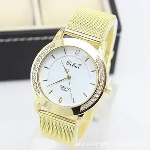 Women Silver Alloy Bracelet Watch Compact Dial — feature 4
