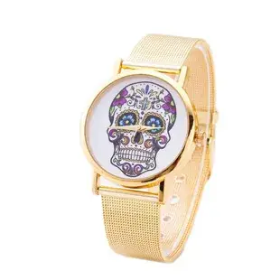 Women Silver Alloy Bracelet Watch Compact Dial — feature 5