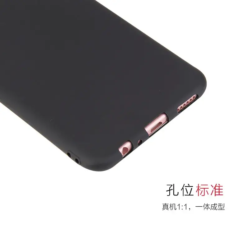 Frosted TPU Silicone Phone Case Black Reno2Z - Image 11