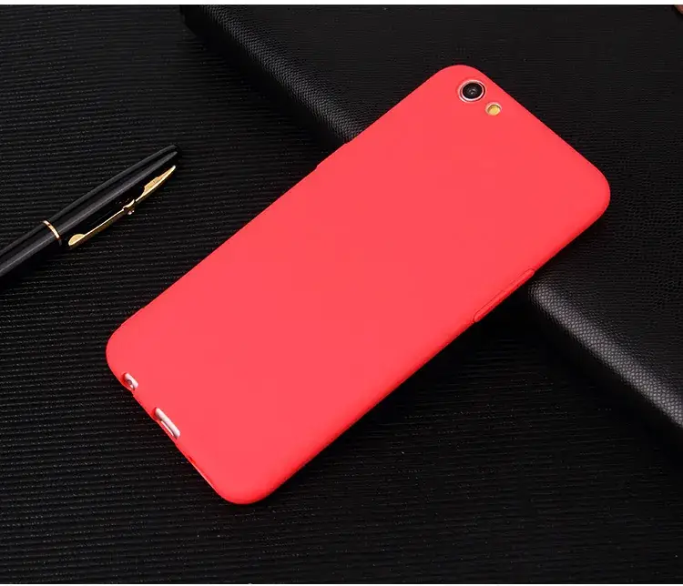 Frosted TPU Silicone Phone Case Black Reno2Z — feature 14