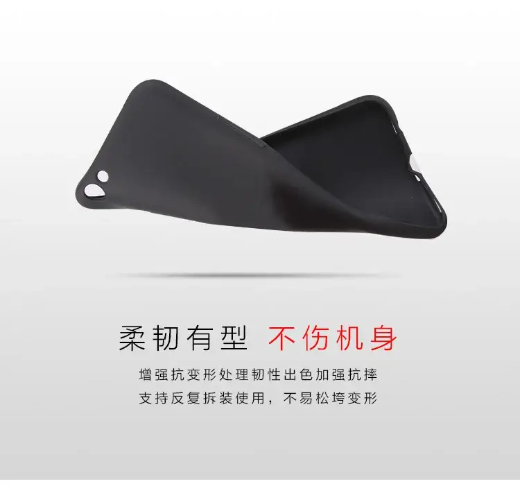 Frosted TPU Silicone Phone Case Black Reno2Z — feature 7