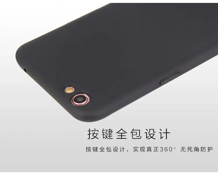 Frosted TPU Silicone Phone Case Black Reno2Z — feature 9