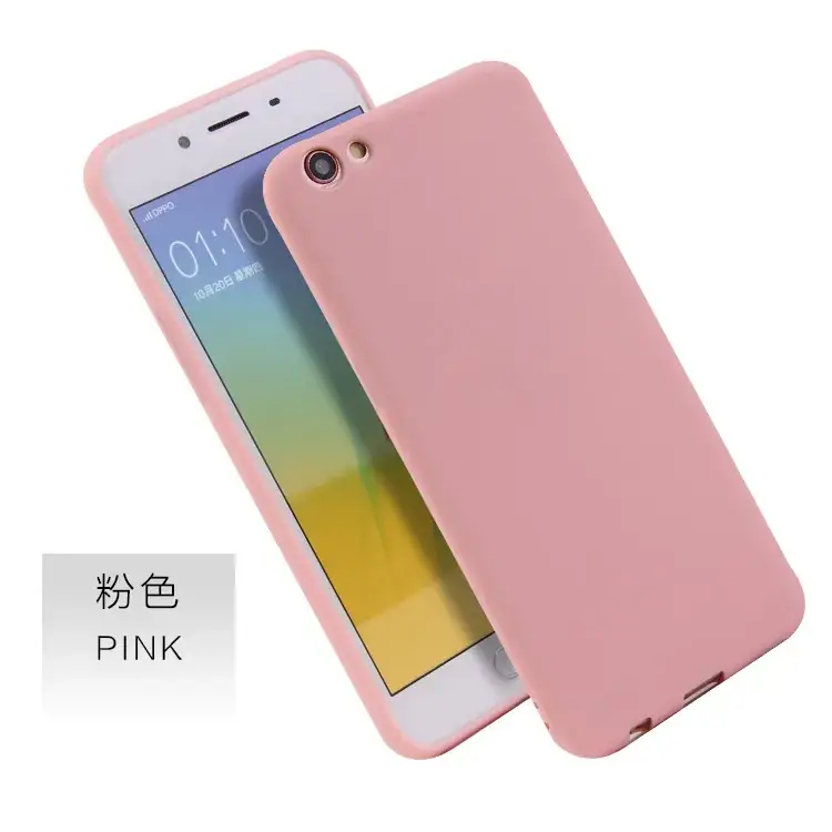 Frosted TPU Silicone Phone Case Black Reno2Z - Image 3