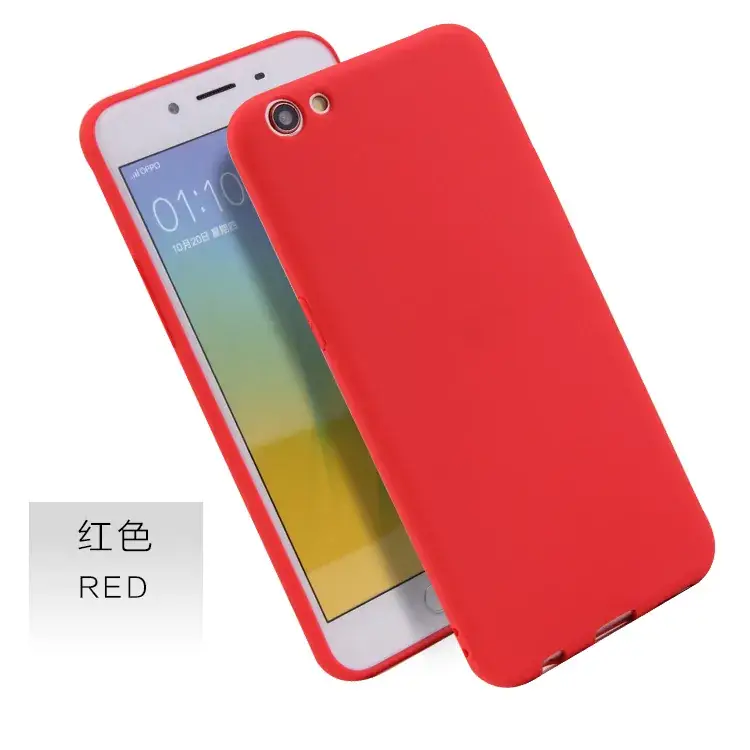 Frosted TPU Silicone Phone Case Black Reno2Z - Image 4