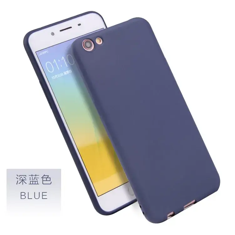 Frosted TPU Silicone Phone Case Black Reno2Z - Image 6