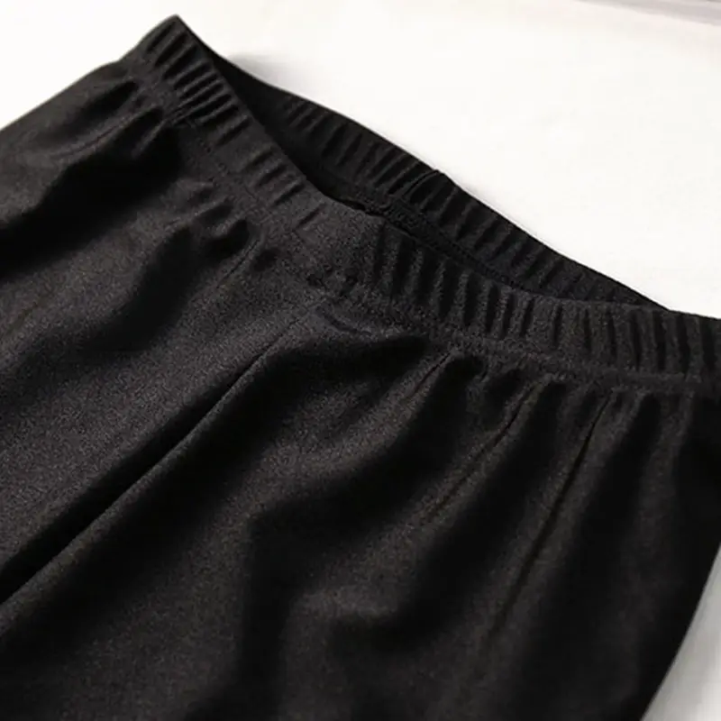 2017 Black Elastic Slimming Pants Plus Size - Image 4