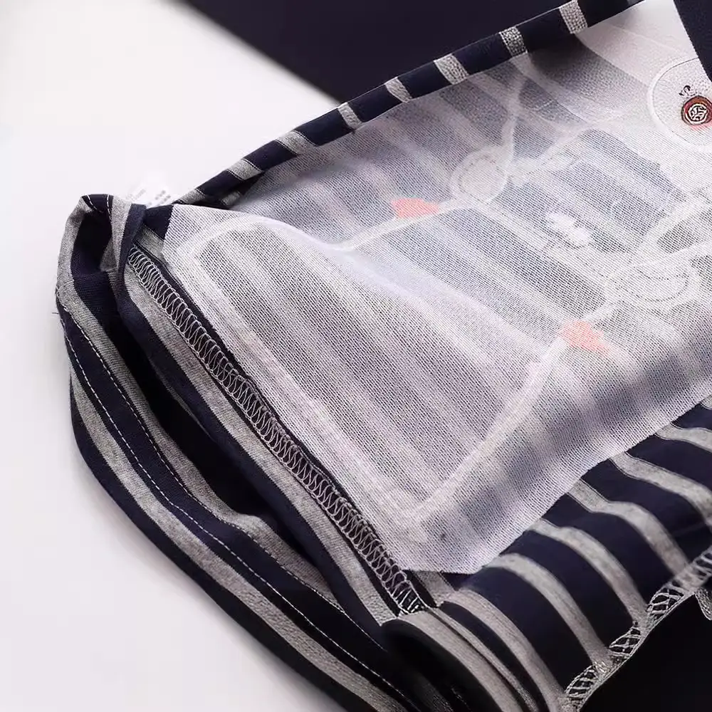 Autumn Striped Long Sleeve T-Shirt for Boys - Image 4