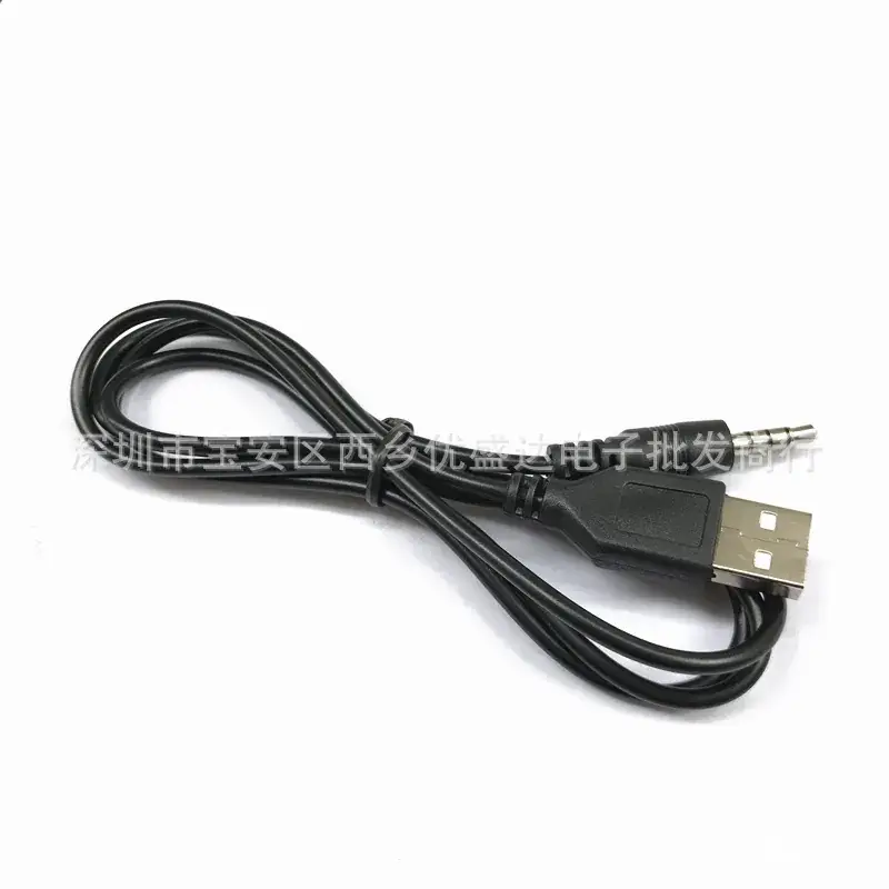 USB 3.5mm Earphone Port Charging Cable 1m Mini