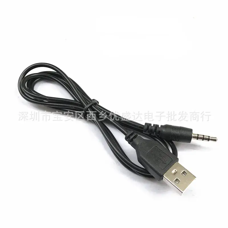 USB 3.5mm Earphone Port Charging Cable 1m Mini
