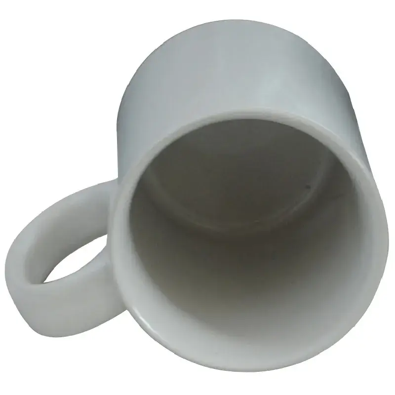 Pure White Ceramic Mug for Home & Gifts - Image 4