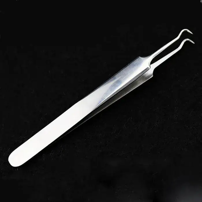 Stainless Steel Acne Clip Tweezers Blackhead Squeezer - Image 3