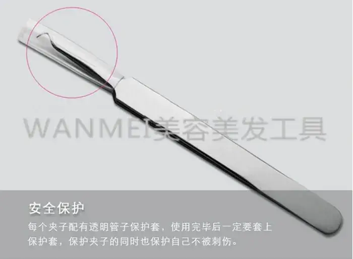 Stainless Steel Acne Clip Tweezers Blackhead Squeezer — feature 5