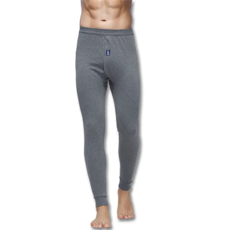 2026 Pure Cotton Autumn Pants for Men, Middle-Aged and Elderly, Loose-Fitting Base Layer Pants, High-Waisted Cotton Thermal Pants, Warm Pants for Autumn and Winter
