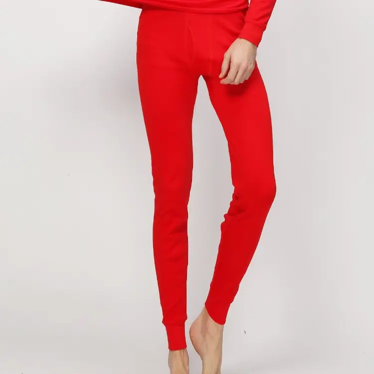 2026 Pure Cotton Autumn Pants for Men, Middle-Aged and Elderly, Loose-Fitting Base Layer Pants, High-Waisted Cotton Thermal Pants, Warm Pants for Autumn and Winter