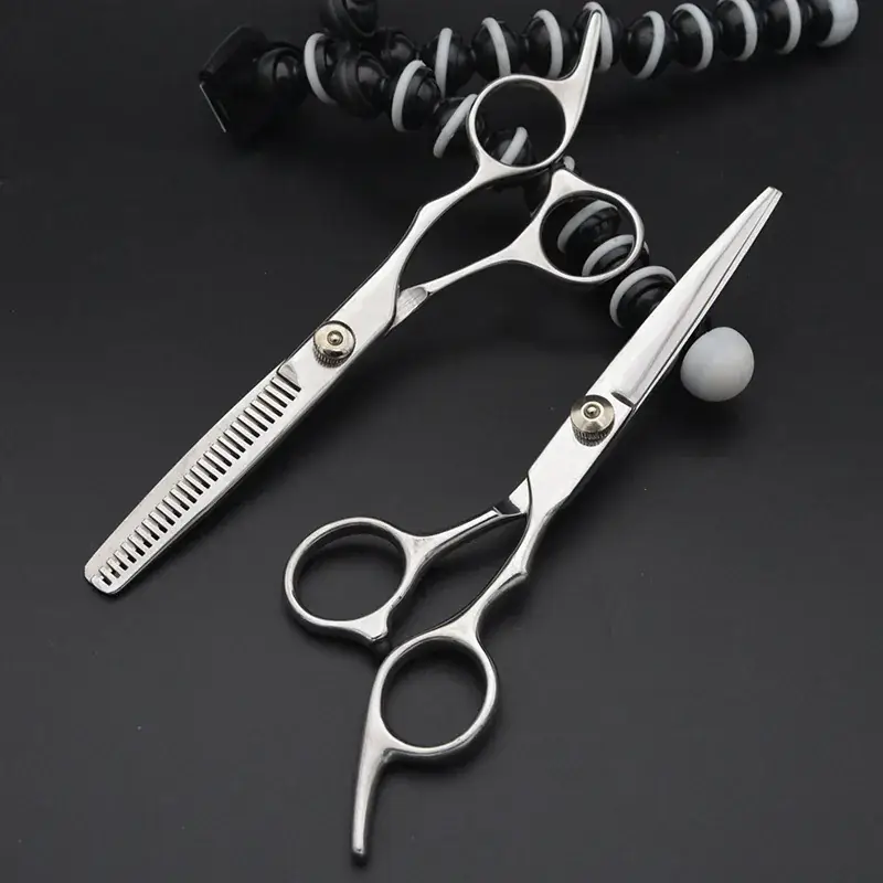 Hairdressing Scissors for Thinning Bangs and Professional Use - Image 3