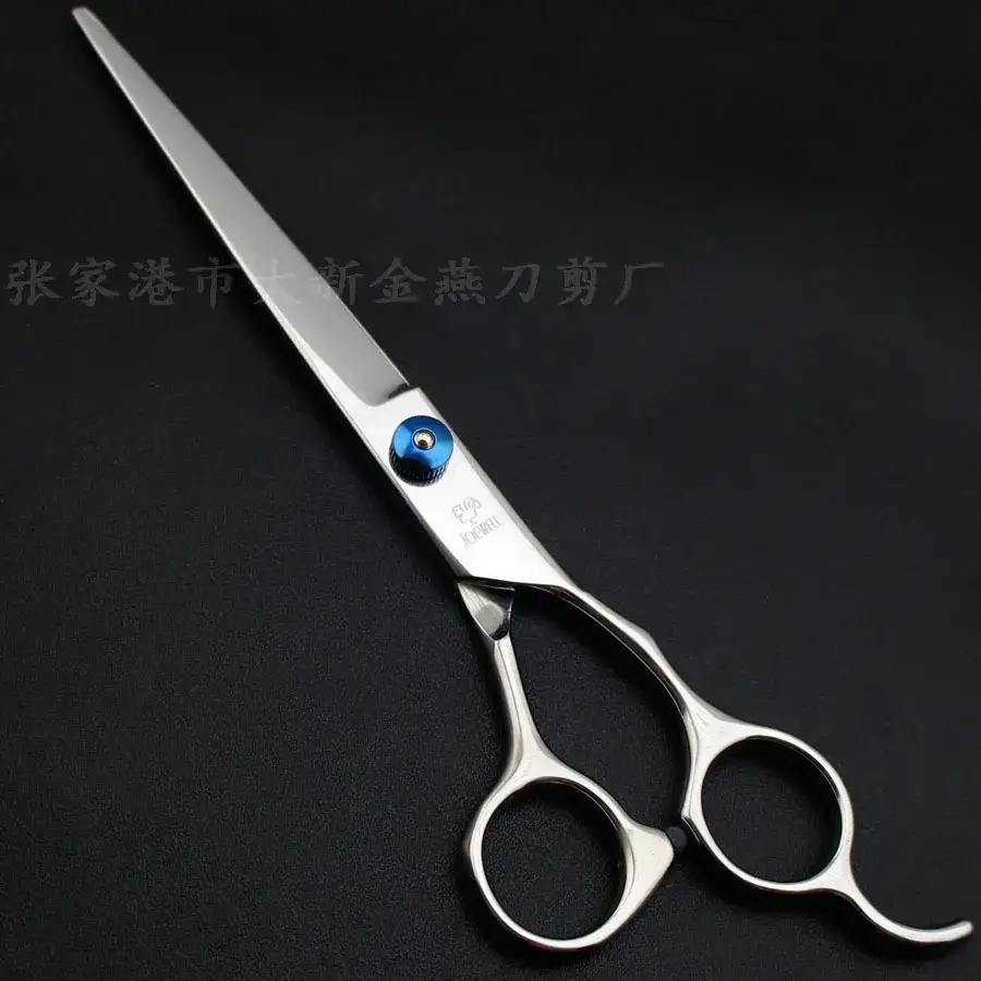7.0 Inch Pet Hair Scissors Set for Straight & Curved Cutting - Image 2