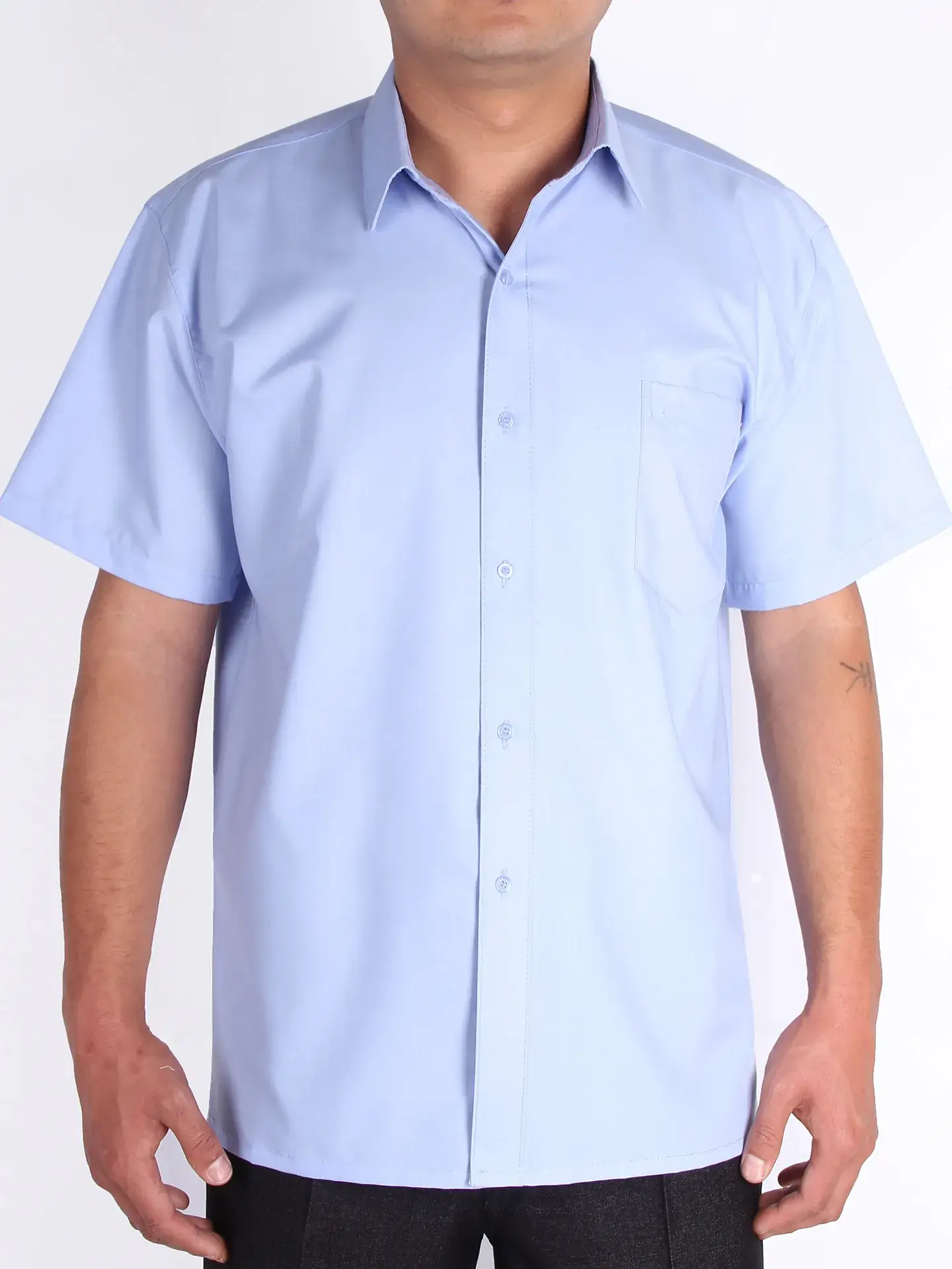 Summer Thin Middle-aged Men Long Sleeve Shirt Loose Elderly Men - Image 26