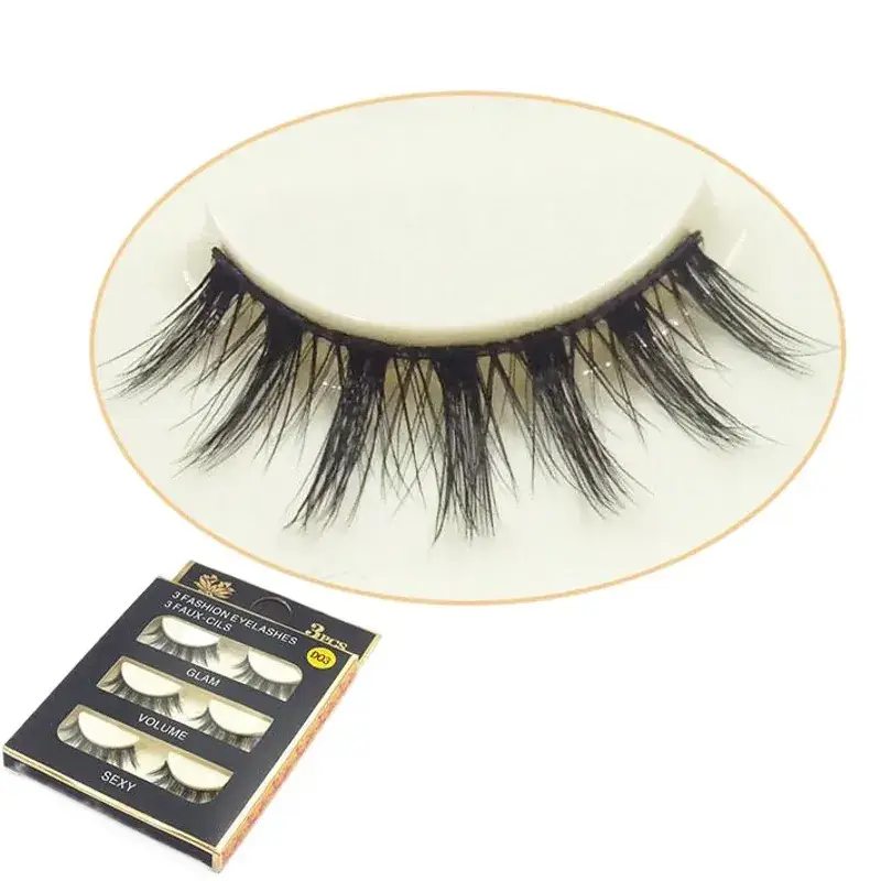False Eyelashes D03 Thick Mixed Style