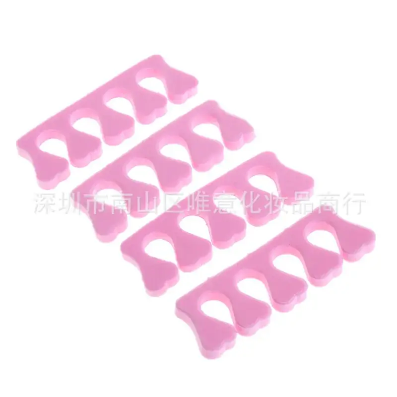 Pink Nail Art Sponges for Toe & Finger Split Design - Image 3