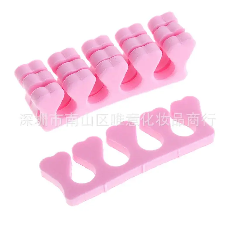Pink Nail Art Sponges for Toe & Finger Split Design — feature 7