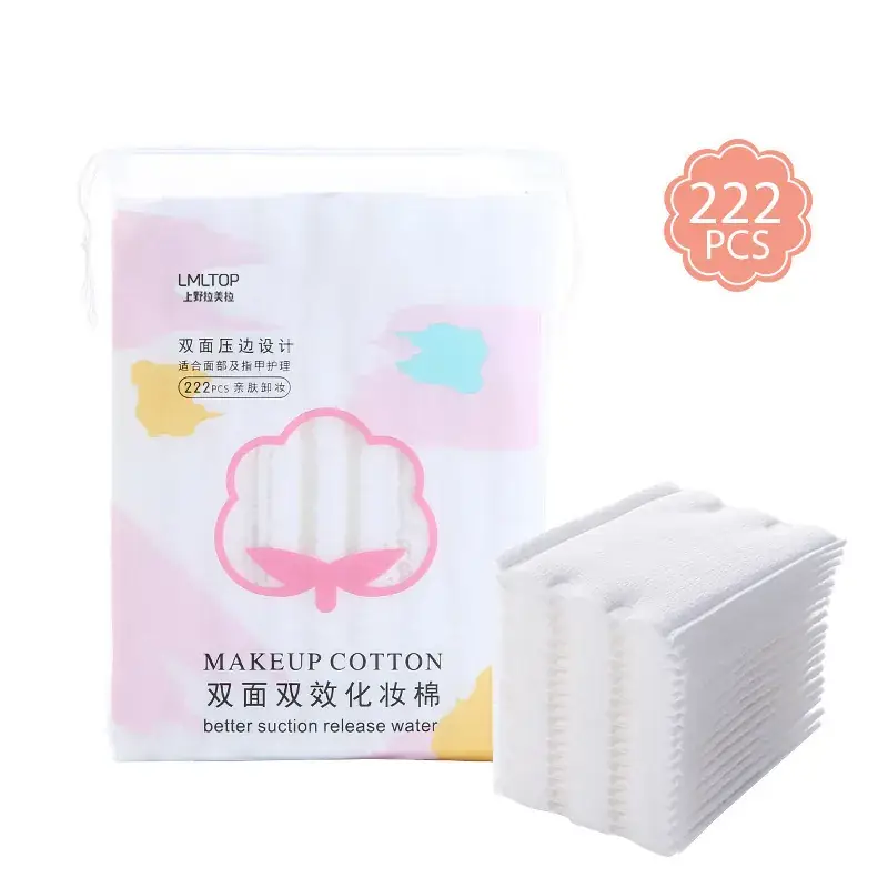 Lmltop Xinjiang 222pcs Double Sided Makeup Remover Cotton