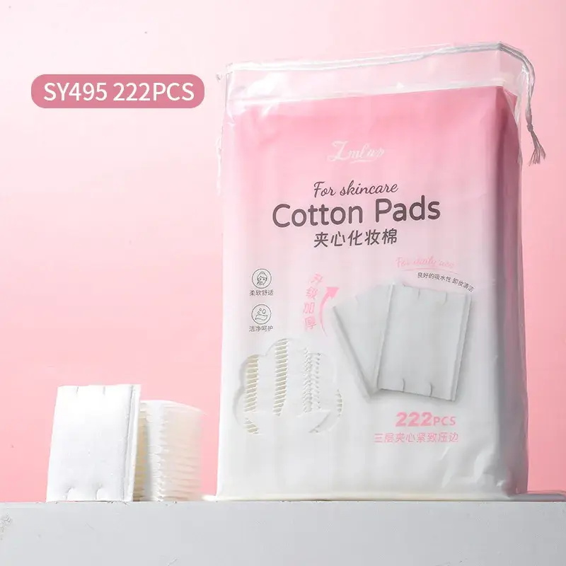 Lmltop Xinjiang 222pcs Double Sided Makeup Remover Cotton