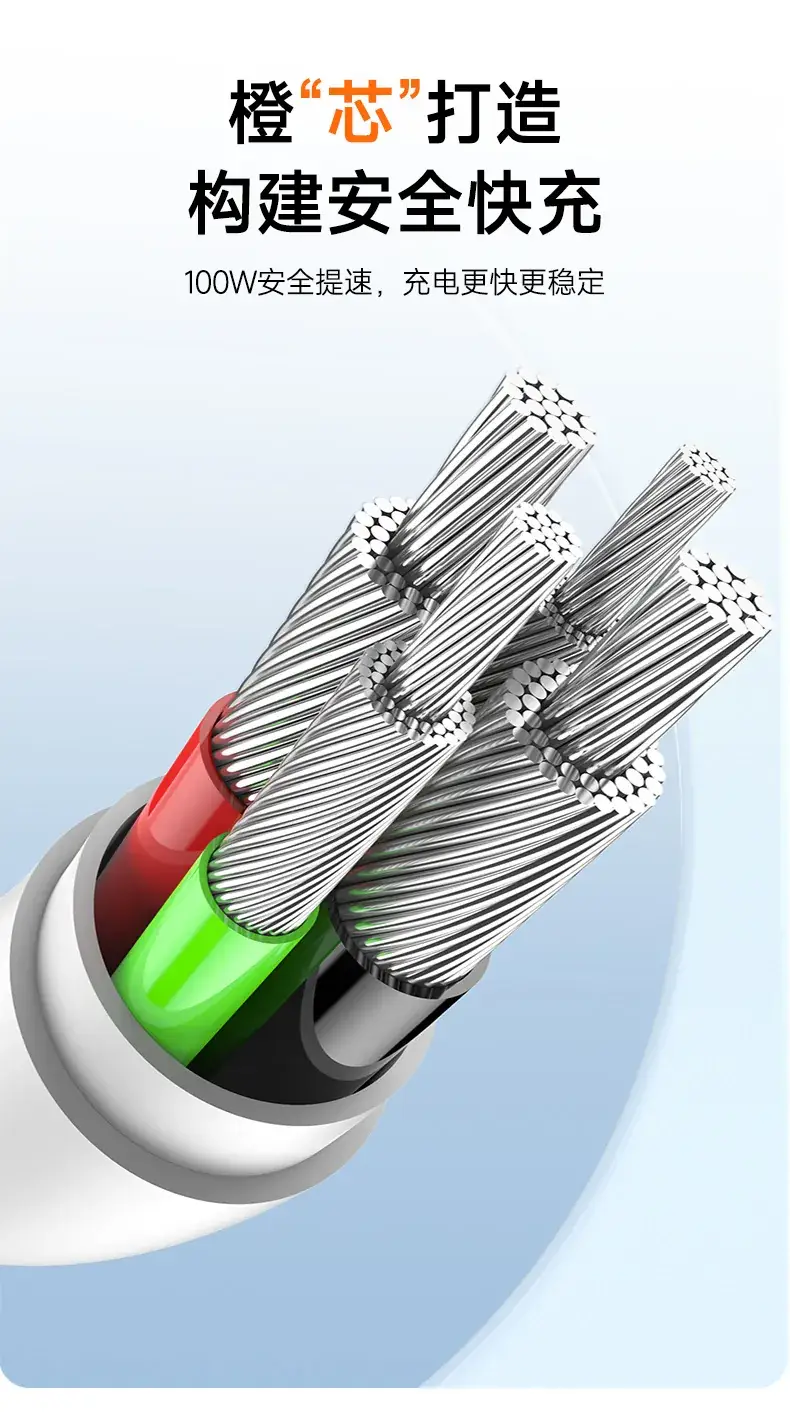 Romoss Fit Charge 100W Type-C Cable for Huawei Xiaomi Android — feature 10