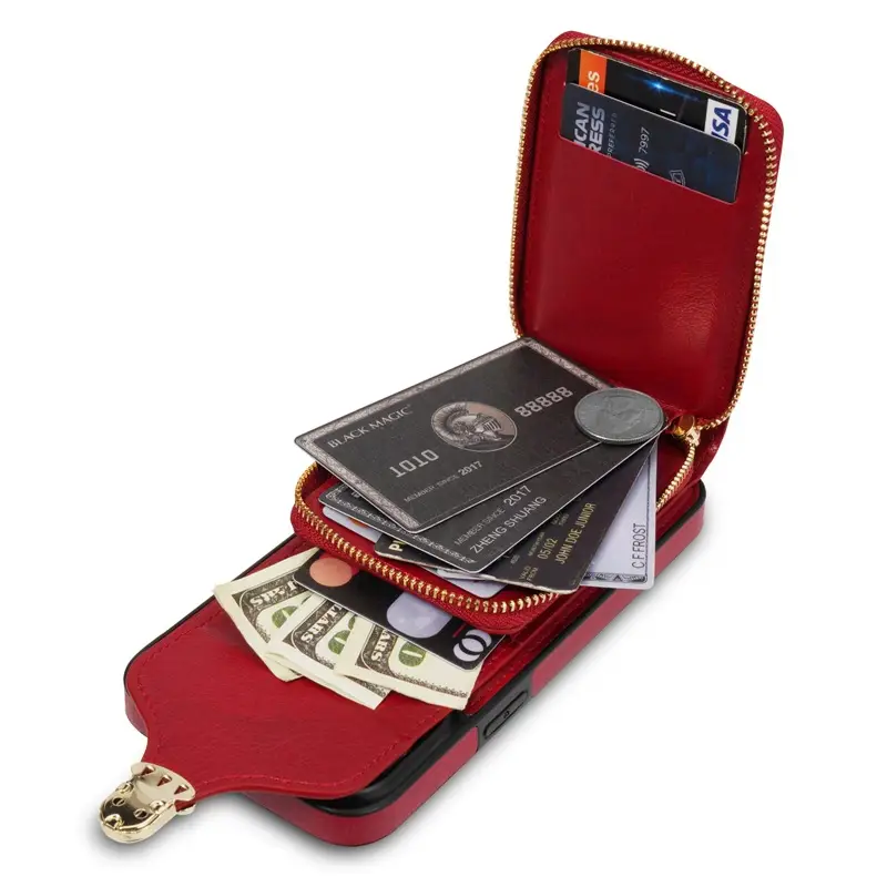 Multi-Card Lanyard with iPhone 17 Zipper Case - Image 10