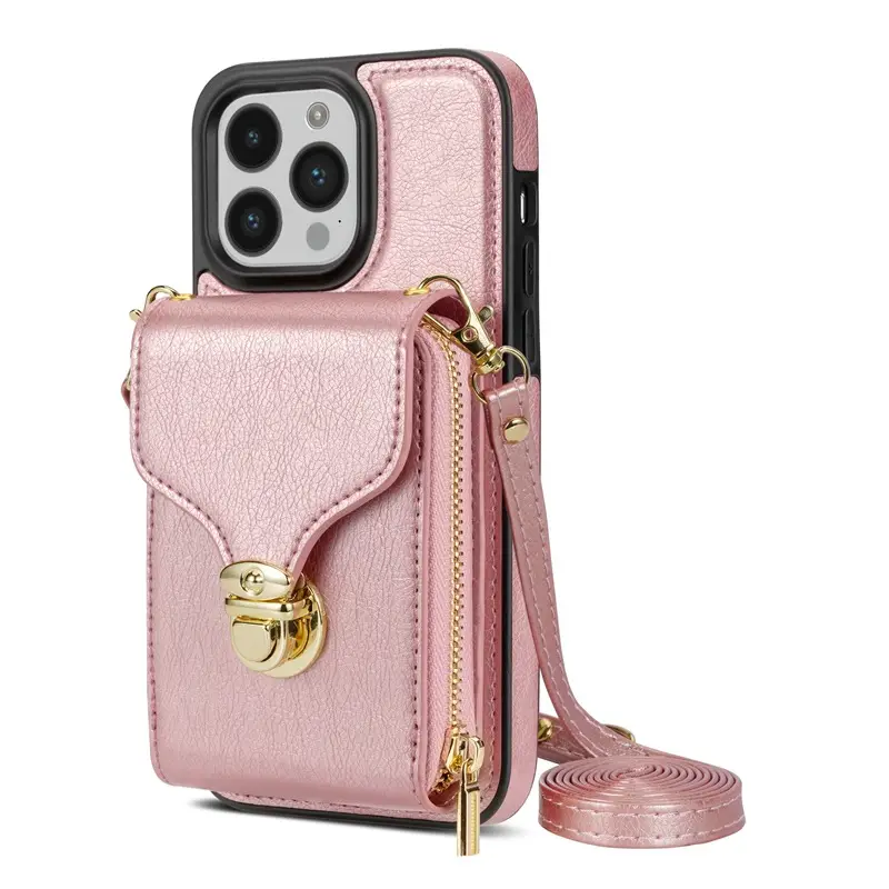 Multi-Card Lanyard with iPhone 17 Zipper Case - Image 3